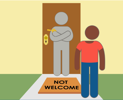 Not welcome mat